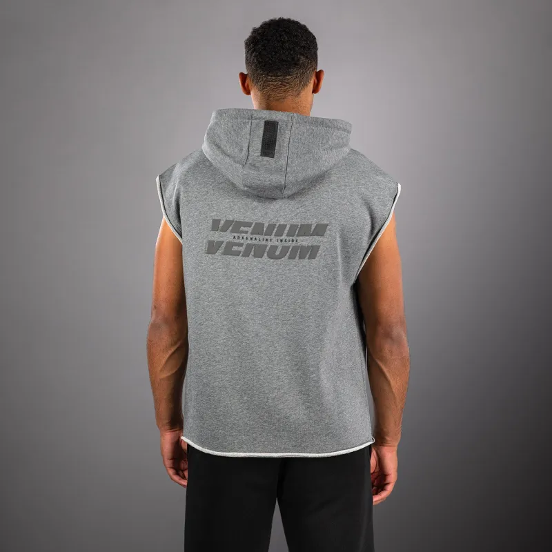 Venum Divide Sleeveless Hoodie - Heather Grey - Image 3