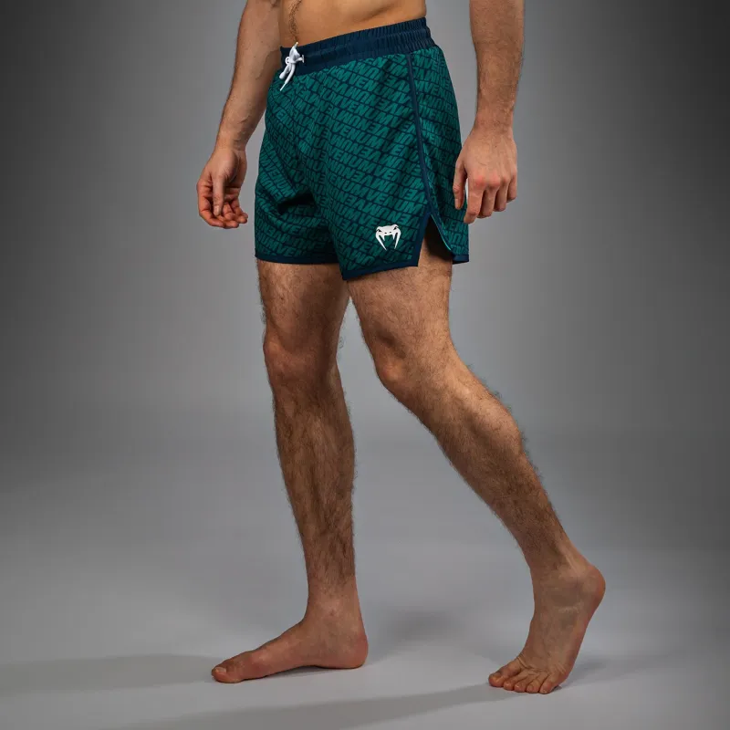 Venum Echo Board Shorts - Deep Ocean Blue/Emerald Green - Image 2