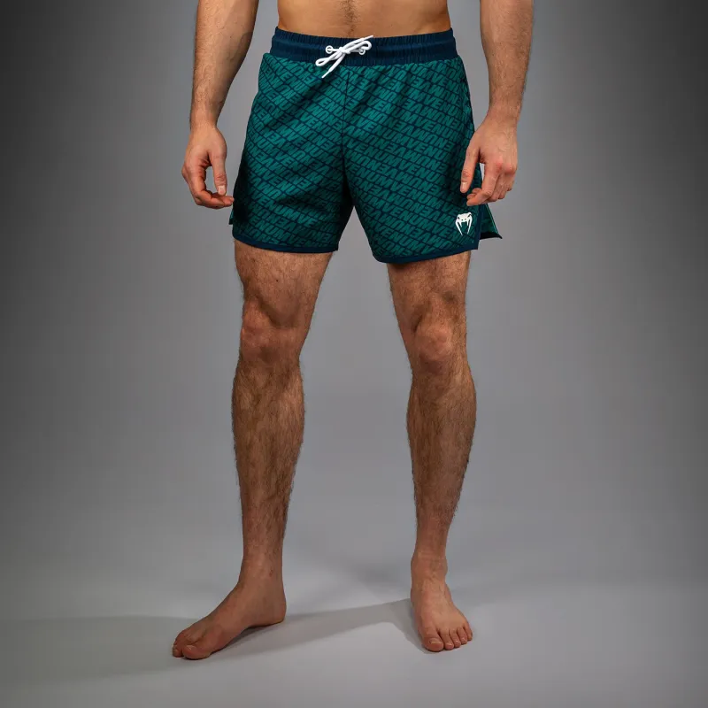 Venum Echo Board Shorts - Deep Ocean Blue/Emerald Green - Image 3