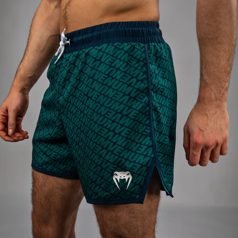 Venum Echo Board Shorts - Deep Ocean Blue/Emerald Green - Image 5