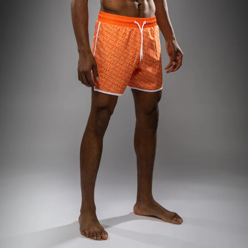 Venum Echo Board Shorts - Orange Sunset - Image 3