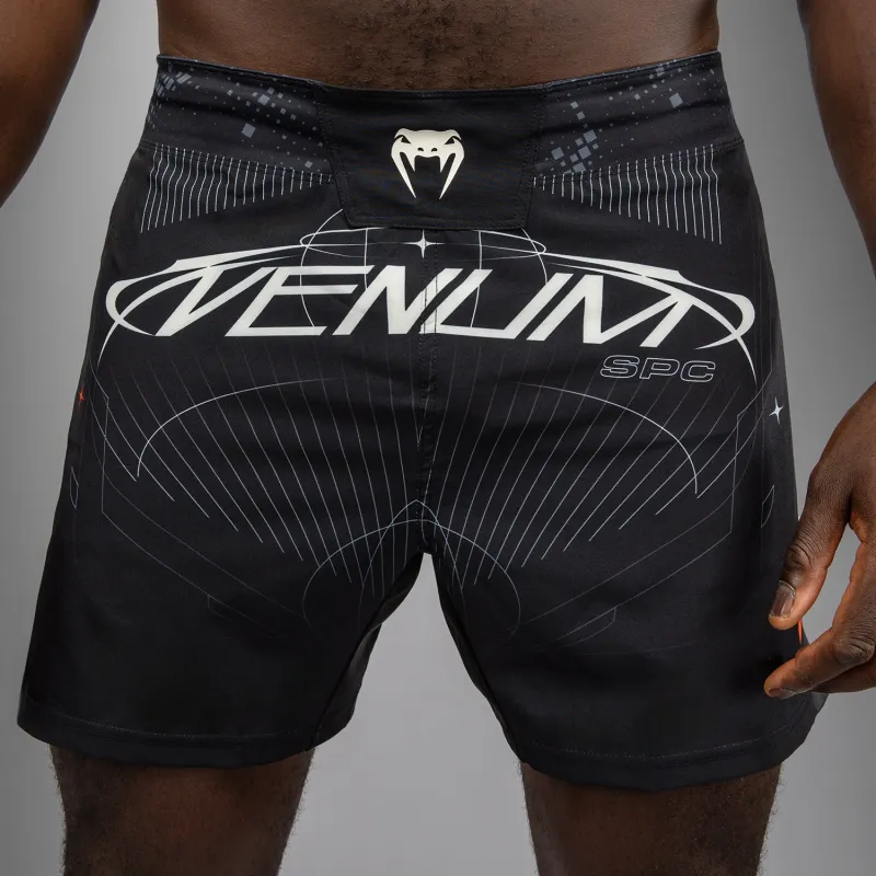 Venum Eclipse Fight Shorts - Black/Ivory - Image 5