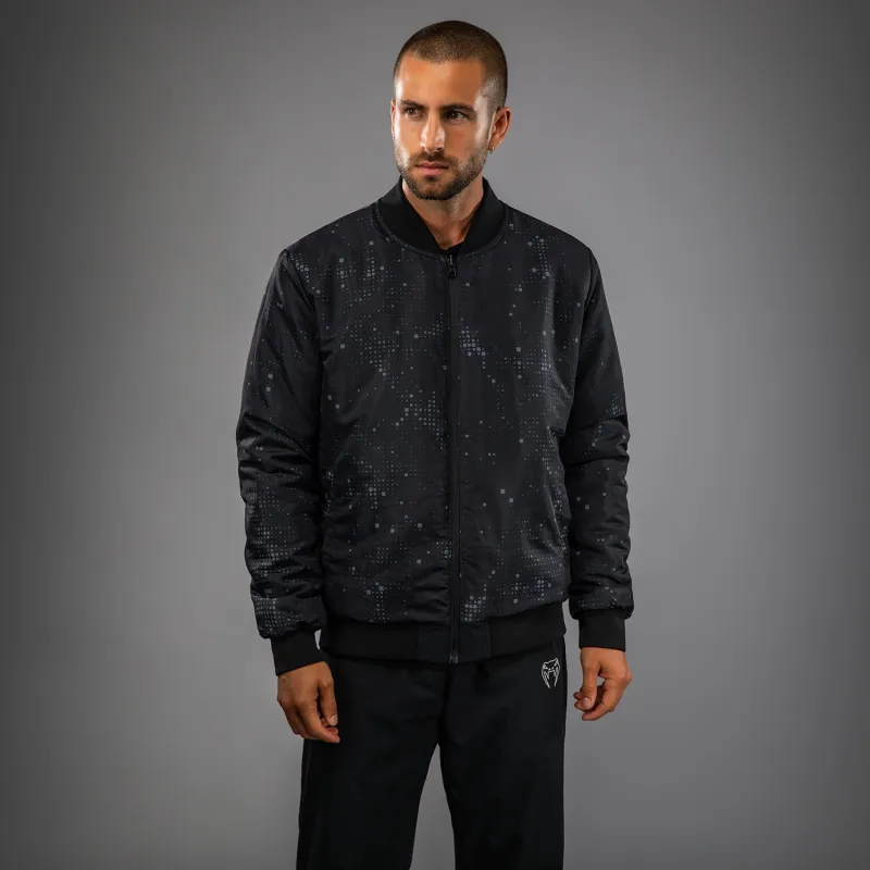 Venum Eclipse Bomber Jacket - Black/Ivory - Image 4