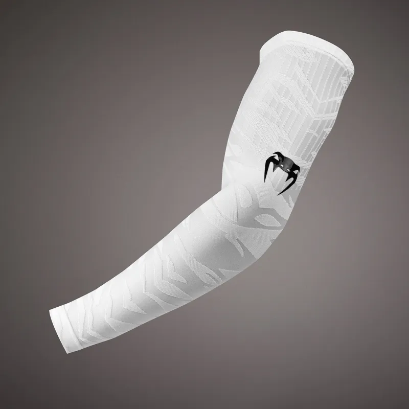 Venum Elite Arm Sleeves - White/Black - Image 2