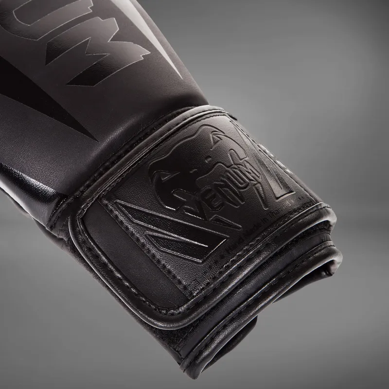 Venum Elite Boxing Gloves - Black - Image 3