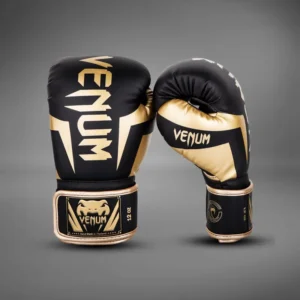 Venum Elite Boxing Gloves - Black/Gold