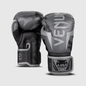 Venum Elite Boxing Gloves - Grey/Camo