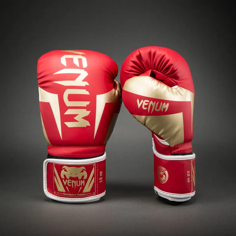 Venum Elite Boxing Gloves - Red