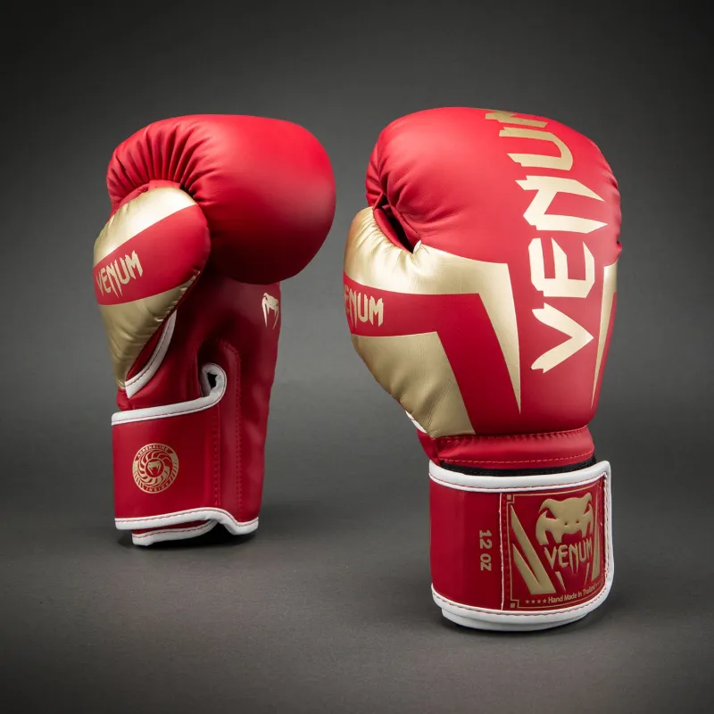 Venum Elite Boxing Gloves - Red - Image 2