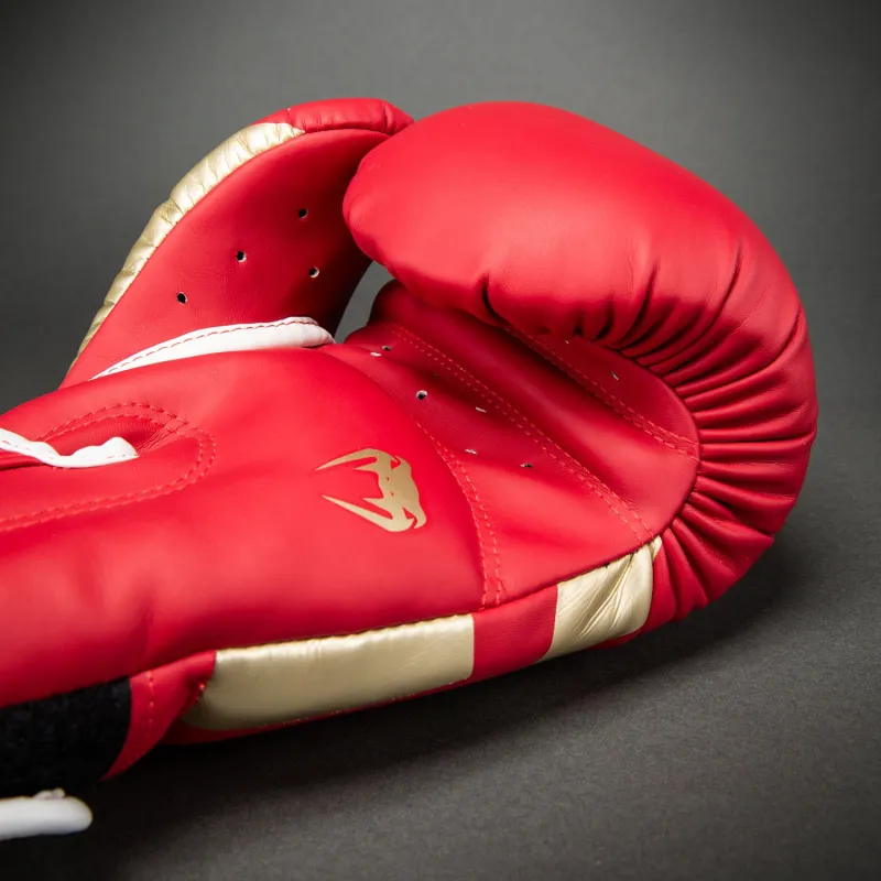 Venum Elite Boxing Gloves - Red - Image 4