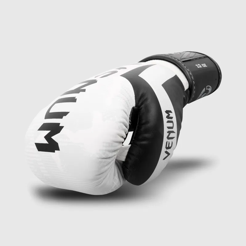 Venum Elite Boxing Gloves - White/Camo - Image 5