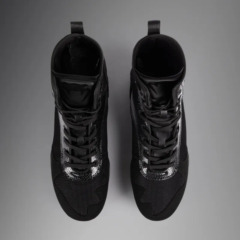 Venum Elite Boxing Shoes - Black - Image 4