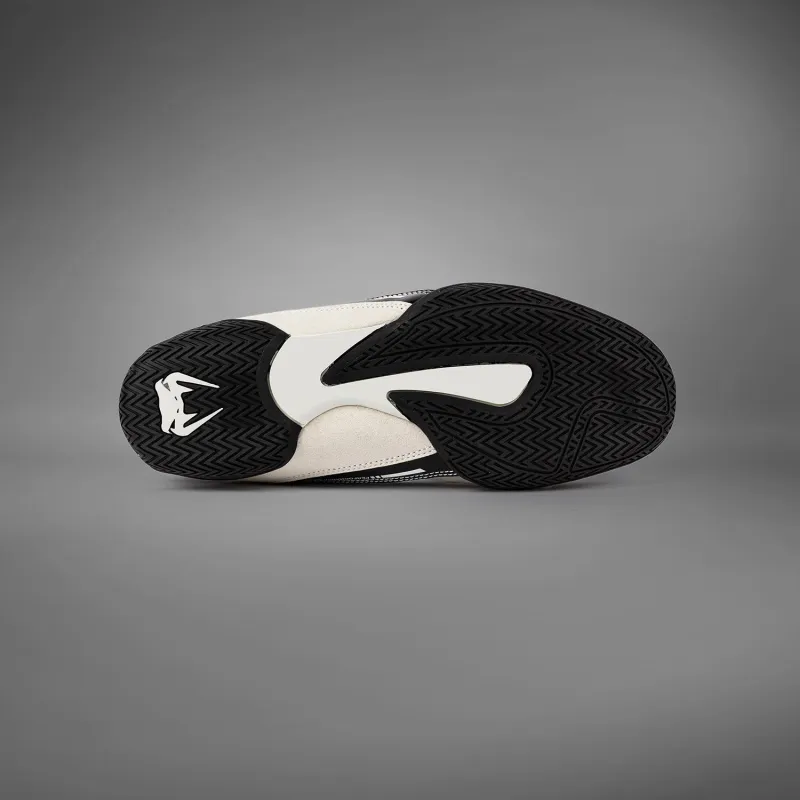 Venum Elite Boxing Shoes - White/Black - Image 5