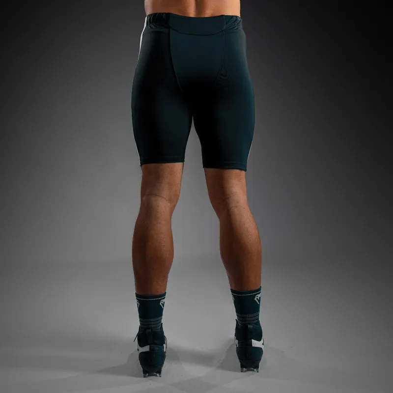 Venum Elite Football Compression Shorts - Black - Image 4