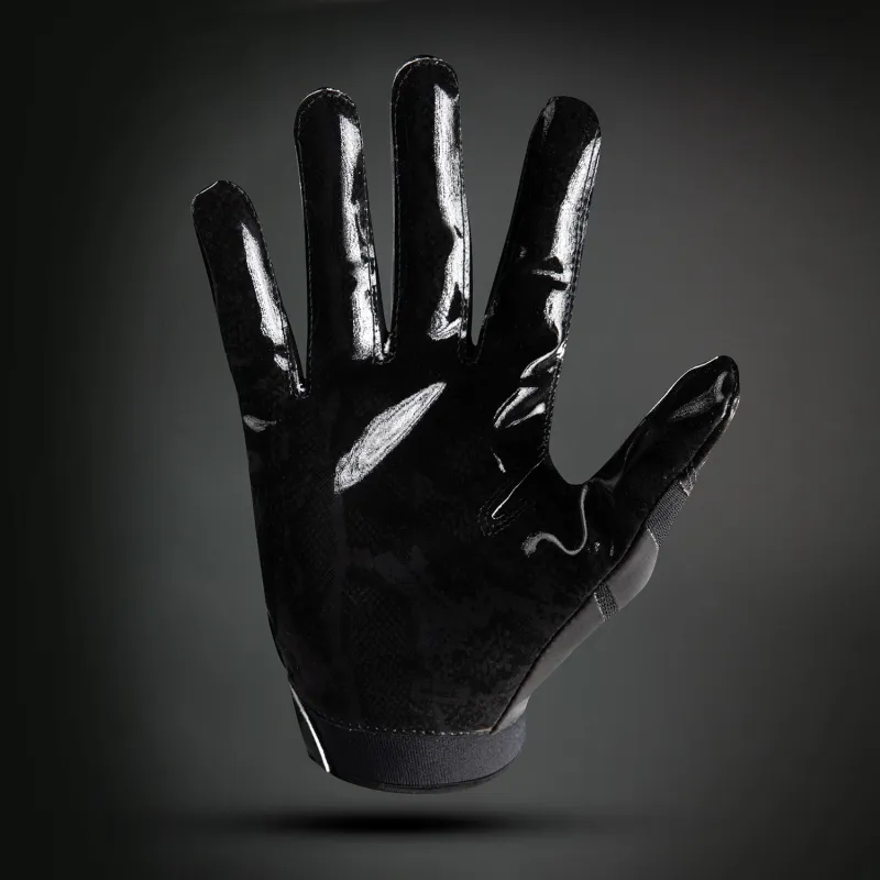 Venum Elite Football Gloves - Black/Black - Image 2