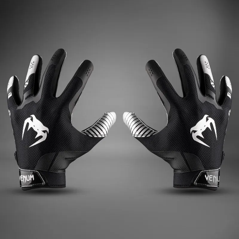 Venum Elite Football Gloves - Black/Silver - Image 5