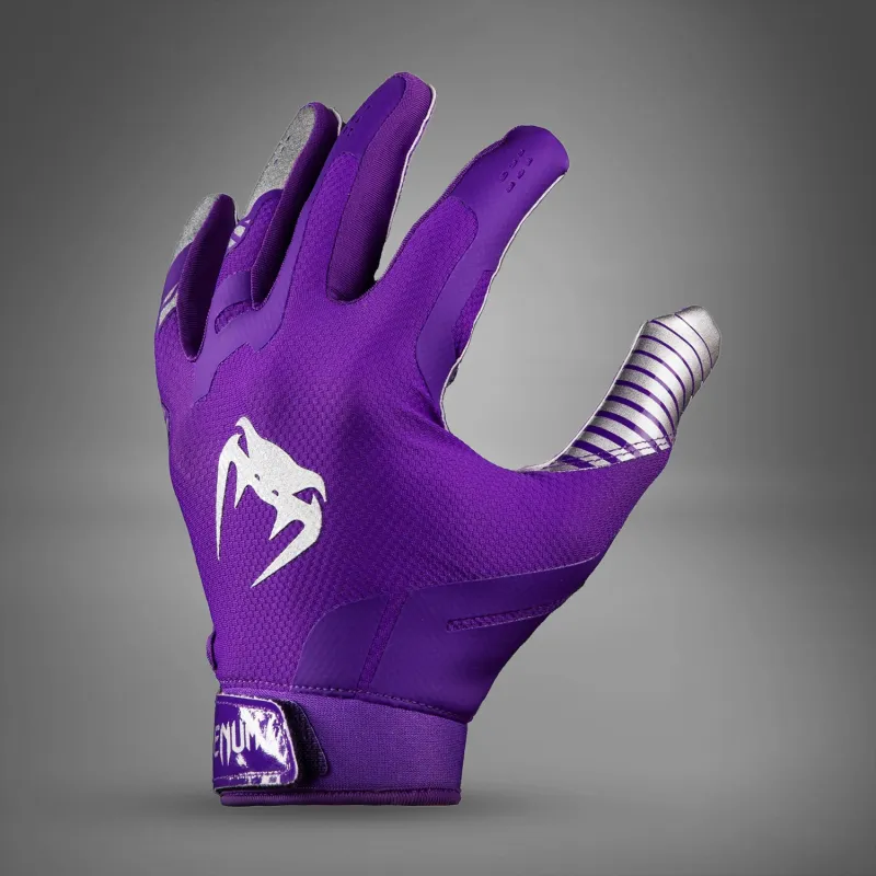 Venum Elite Football Gloves - Purple/Silver - Image 3