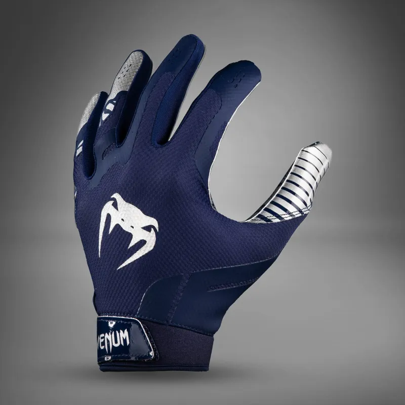 Venum Elite Football Gloves - Navy/Silver - Image 2