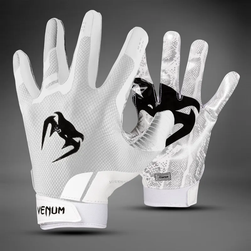 Venum Elite Football Gloves - White/Black