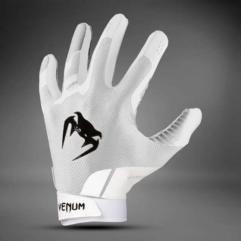 Venum Elite Football Gloves - White/Black - Image 4