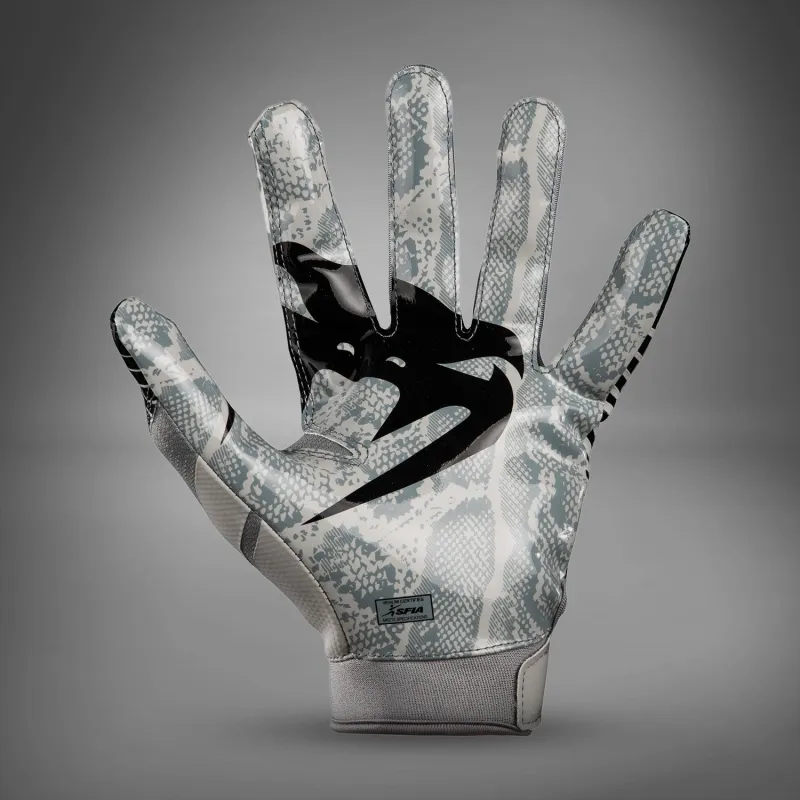Venum Elite Football Gloves - Silver/Black - Image 3