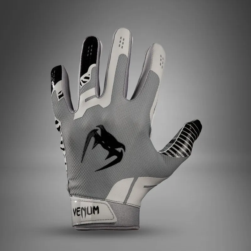 Venum Elite Football Gloves - Silver/Black - Image 5