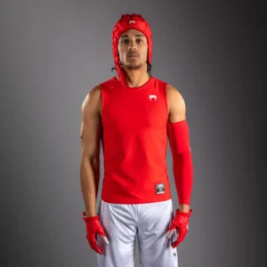 Venum Elite Football Sleeveless Compression Jersey - Red