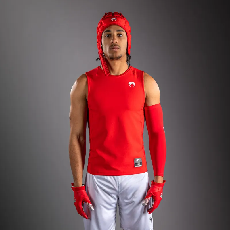 Venum Elite Football Sleeveless Compression Jersey - Red