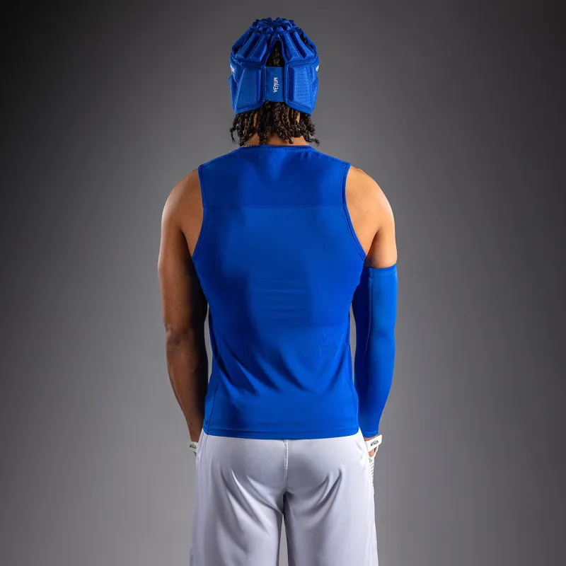 Venum Elite Football Sleeveless Compression Jersey - Royal Blue - Image 4