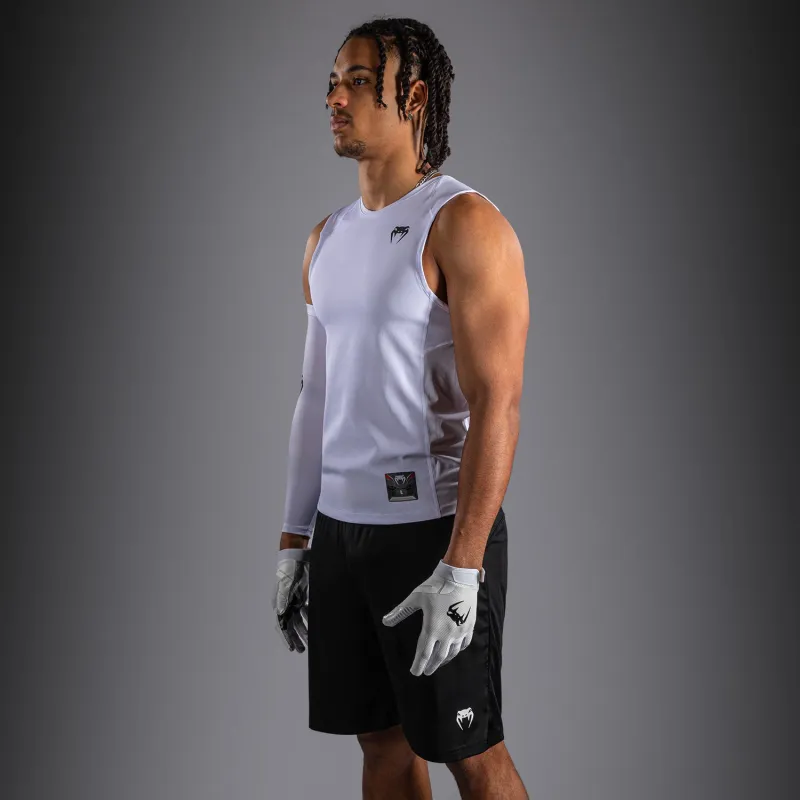 Venum Elite Football Sleeveless Compression Jersey - White - Image 3