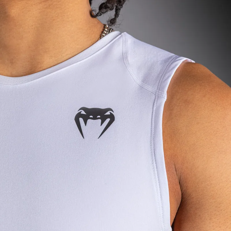 Venum Elite Football Sleeveless Compression Jersey - White - Image 5