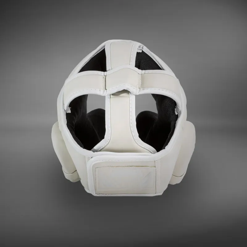 Venum Elite Headgear – White/White - Image 2