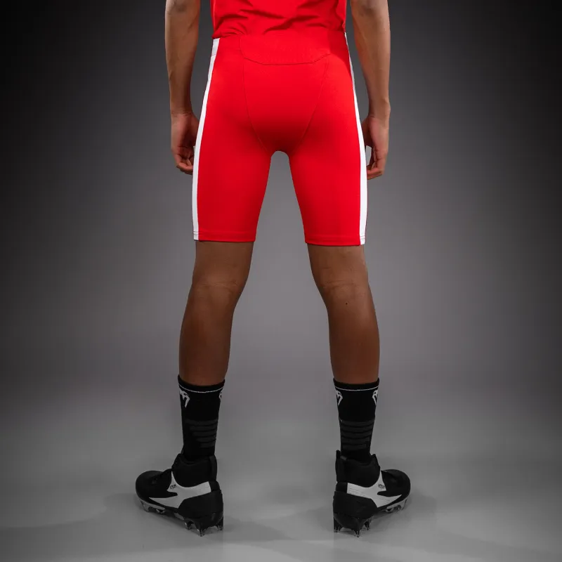 Venum Elite Kids Football Compression Shorts - Red - Image 3