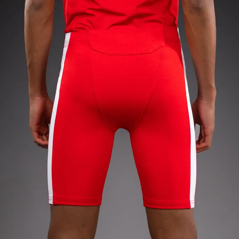 Venum Elite Kids Football Compression Shorts - Red - Image 5