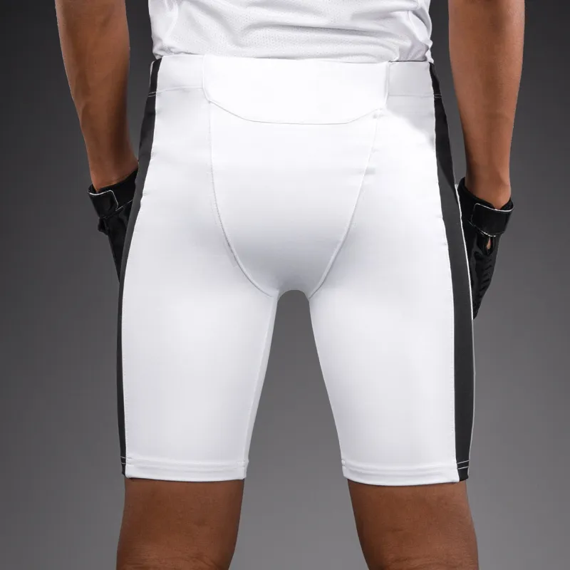 Venum Elite Kids Football Compression Shorts - White - Image 5