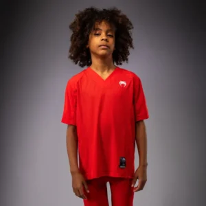 Venum Elite Kids Football Short Sleeve Jersey - Red