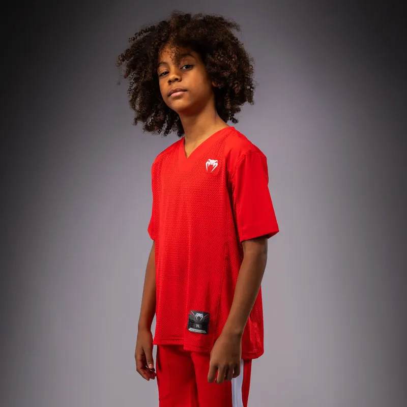 Venum Elite Kids Football Short Sleeve Jersey - Red - Image 2