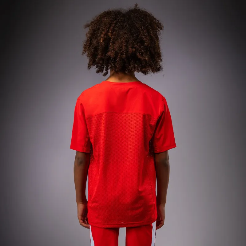 Venum Elite Kids Football Short Sleeve Jersey - Red - Image 4