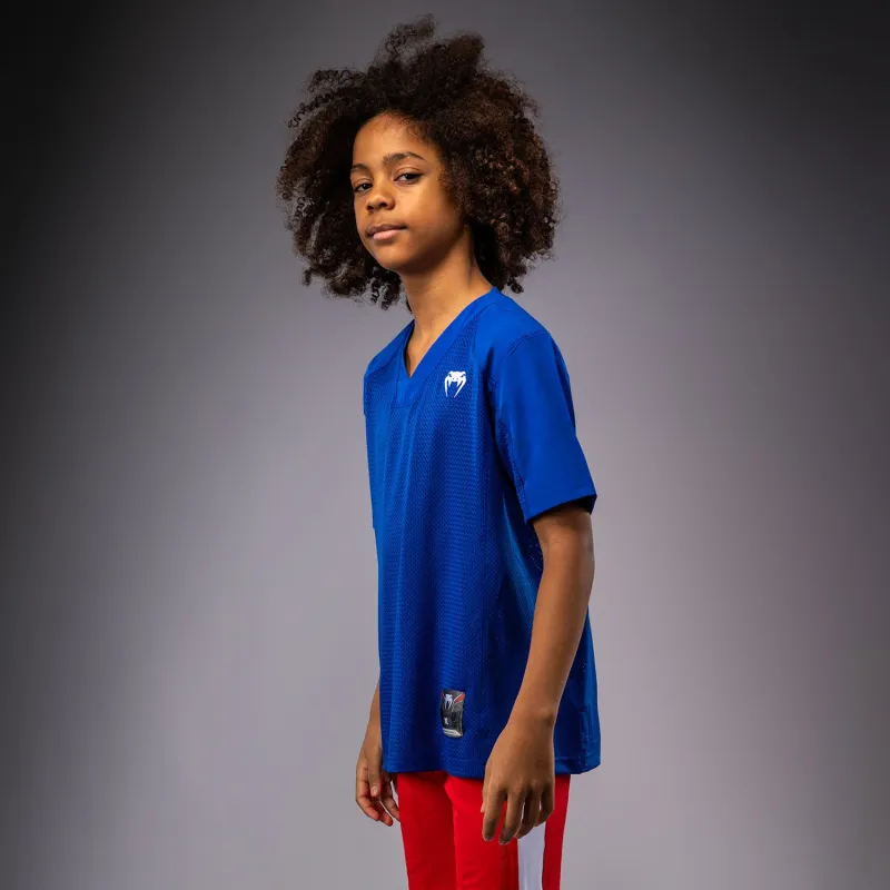 Venum Elite Kids Football Short Sleeve Jersey - Royal Blue - Image 3