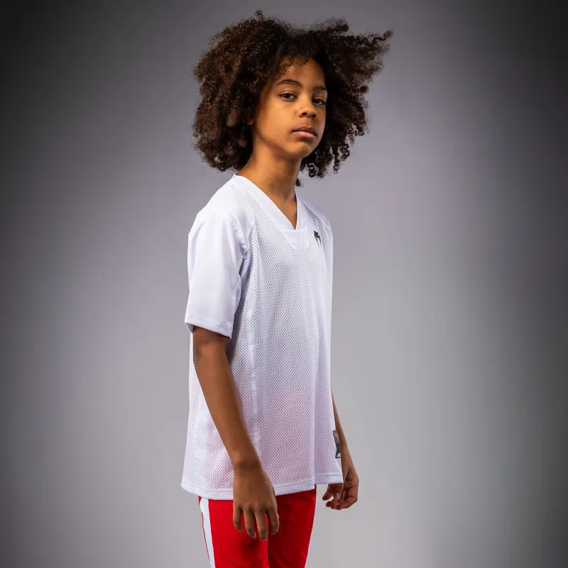 Venum Elite Kids Football Short Sleeve Jersey - White - Image 2