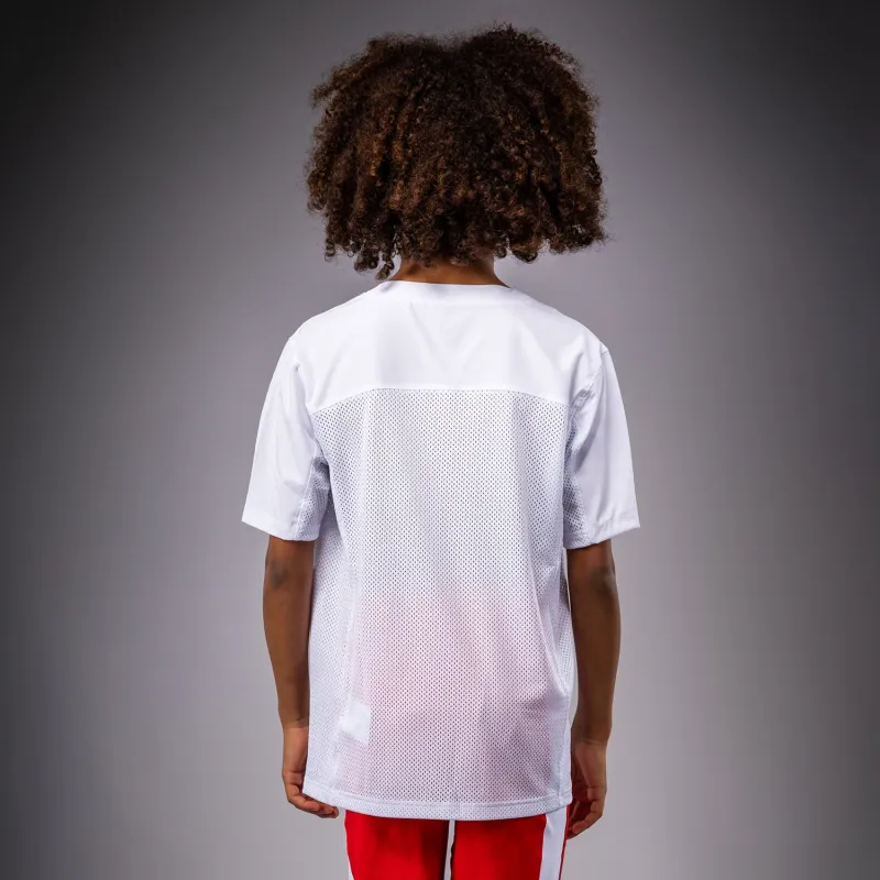 Venum Elite Kids Football Short Sleeve Jersey - White - Image 4