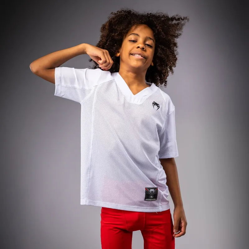 Venum Elite Kids Football Short Sleeve Jersey - White - Image 5