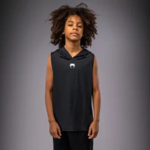 Venum Elite Kids Sleeveless Dry-Tech Hoodie - Black