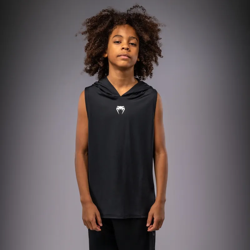 Venum Elite Kids Sleeveless Dry-Tech Hoodie - Black