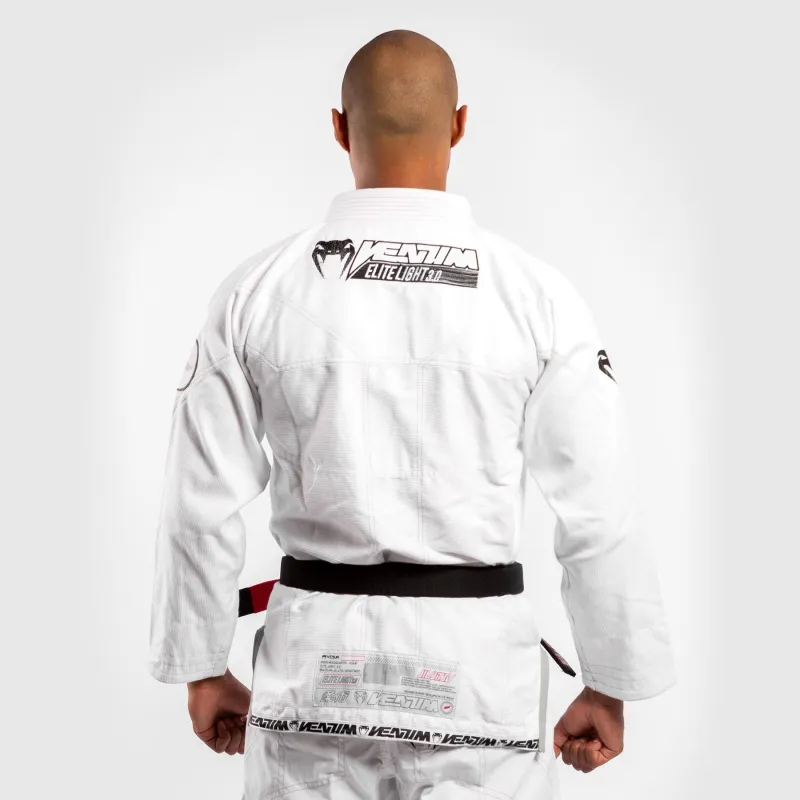 Venum Elite Light 3.0 BJJ Gi - White - Image 2