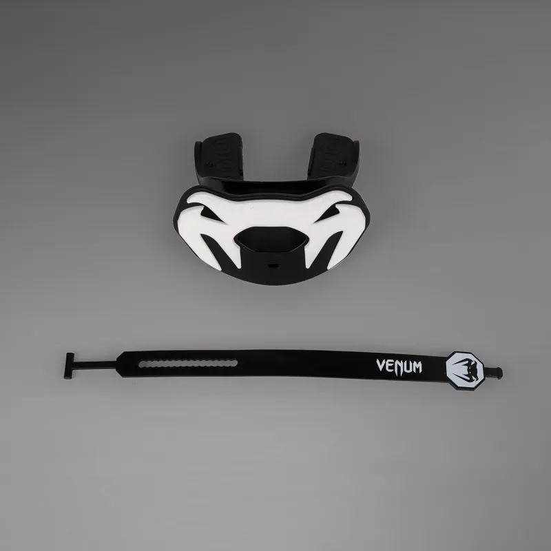Venum Elite Lipguard Logo Edition - Black/White - Image 2