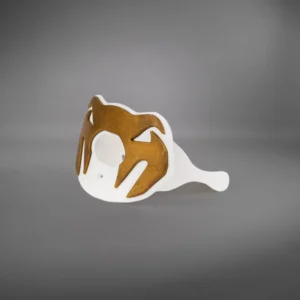 Venum Elite Lipguard Logo Edition - White/Gold