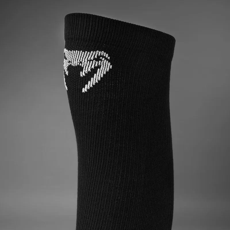 Venum Elite Performance Long Socks - Black/White - Image 5