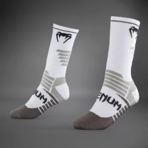 Venum Elite Performance Crew Socks - White/Black