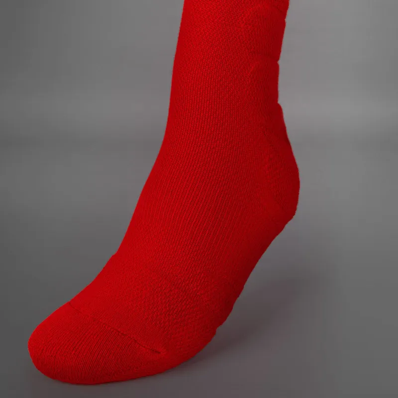 Venum Elite Performance Long Socks - Red/White - Image 4